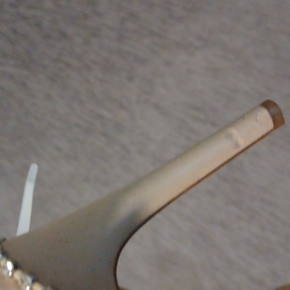 NEW Gianni Binni Clear PVC & Rhinestone Embellishments Strappy High Heels SZ 7 - Picture 12 of 13